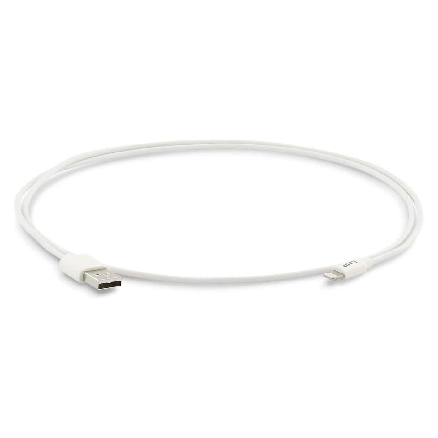 LMP USB 2.0-Kabel USB-A - Lightning 1 m Weiss (1 m, USB 2.0) (11300)