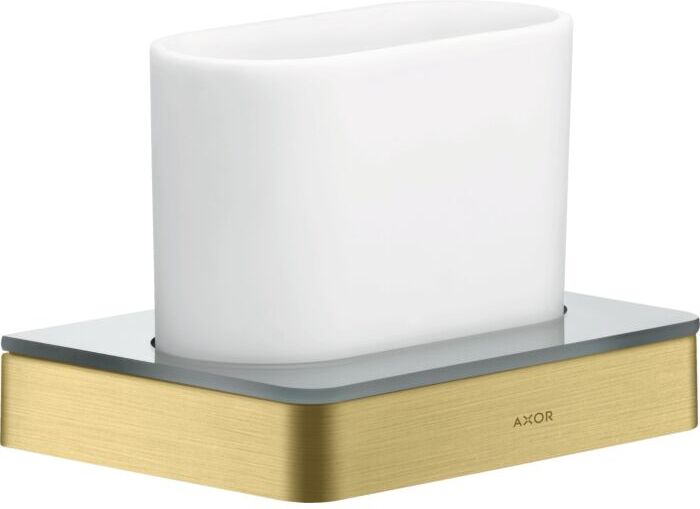 Hansgrohe Axor Zahnglas 42834950 Glas, Wandmontage, brushed brass