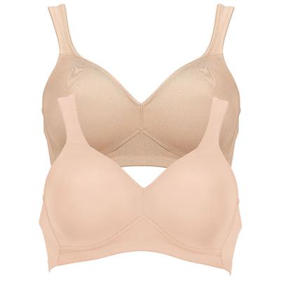Bügelloser BH ANITA "BH ohne Bügel Twin", Damen, Gr. 100, Cup B, beige (desert skin), Stoff, Obermaterial: 70% Polyamid PA. 30% Elasthan EL., BHs
