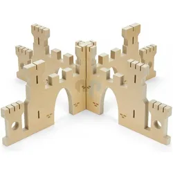 TickiT Steckbare Holz Burg Spiel-Kulisse