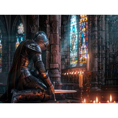 CALVENDO Puzzle Ewiger Schwur im Licht der Kathedrale | 1000 Teile Lege-Größe 64x48cm Foto-Puzzle für glückliche Stunden