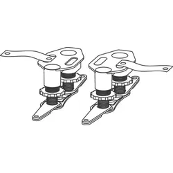 Hansgrohe Einbaufüße komplett RainDrain 94331000