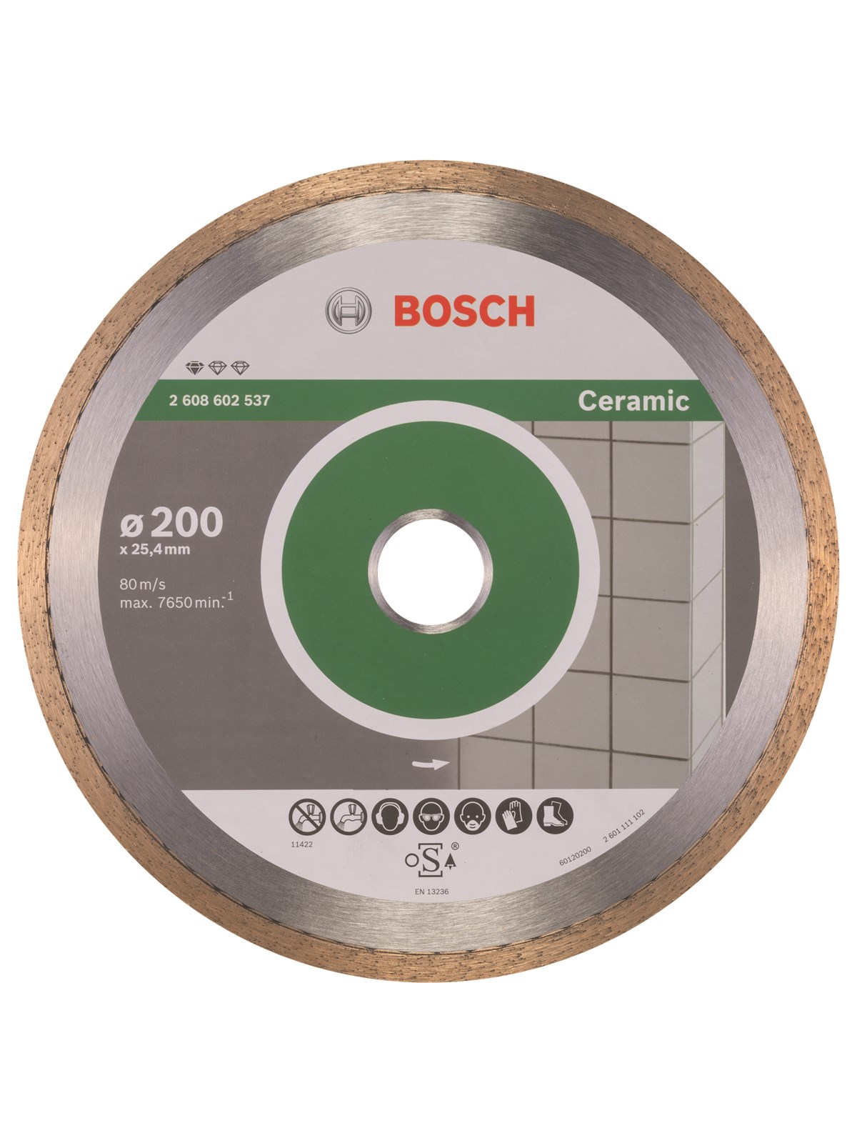 Bosch DIAMANTSKIVE 200X25.4MM PROF CERAMIC