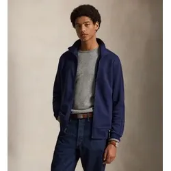 Polo Ralph Lauren für Herren. 710B27224001 Marineblaue Sportjacke aus doppeltem Strickstoff (XL), Lässig, Baumwolle