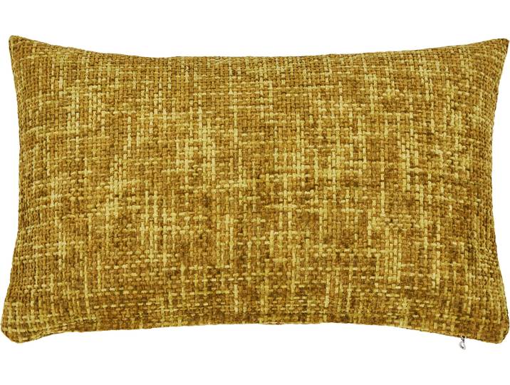 Dekokissen DONE. Twist , gold (gold, meliert), B:40cm H:1cm L:60cm, Polyester, Dekokissen_Sitzkissen_Kissenhüllen, Dekokissen, Geflochtene Optik