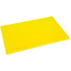 Hygiplas antibakterielles LDPE Schneidebrett gelb 450x300x10mm