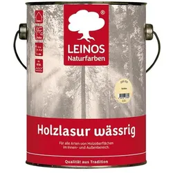 Leinos Holzlasur wässrig 266 Teak - 2,5 l Dose