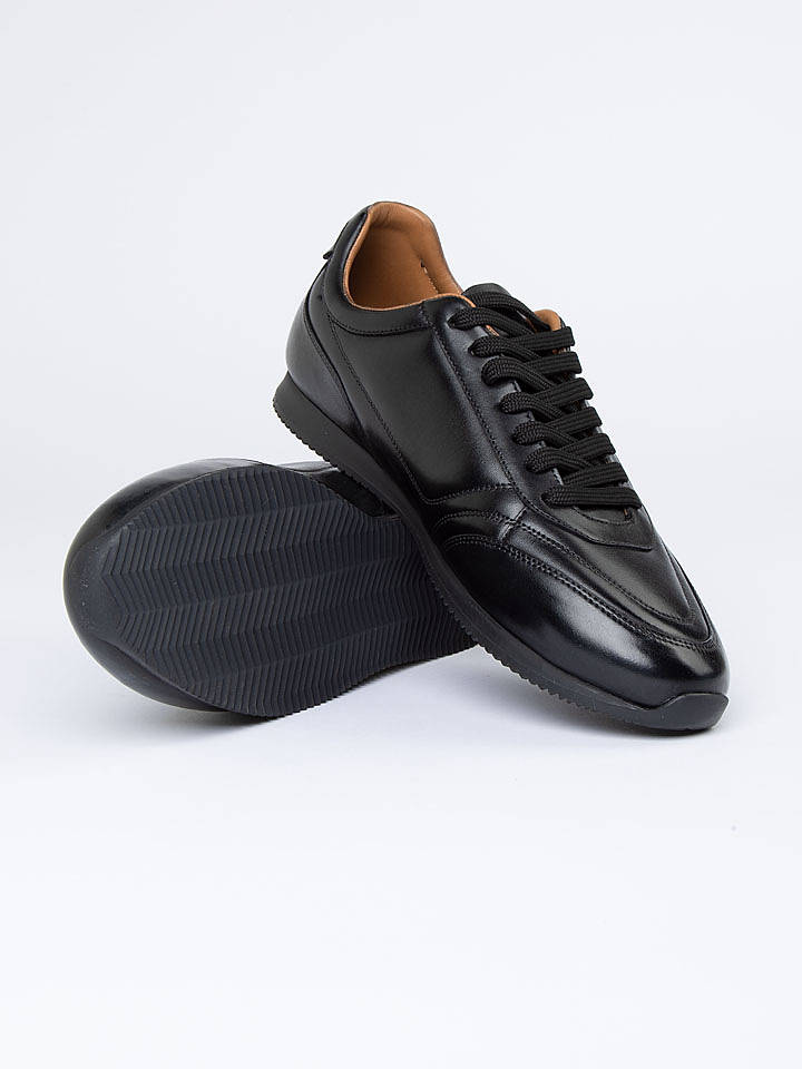 PAUL VESTERBRO Leder-Sneakers in Schwarz - 40