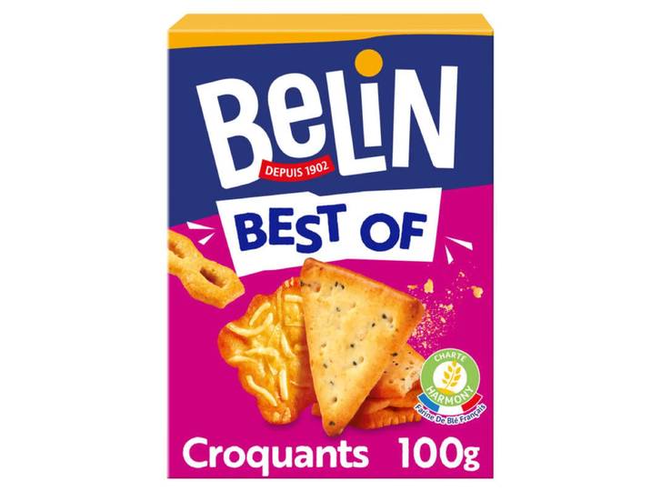 BELIN assortiment crackers croquants best of Lu 100g