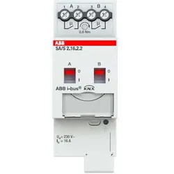 ABB Stotz S&J Schaltaktor 2-fach, 16A, Reiheneinbaugerät SA/S2.16.2.2