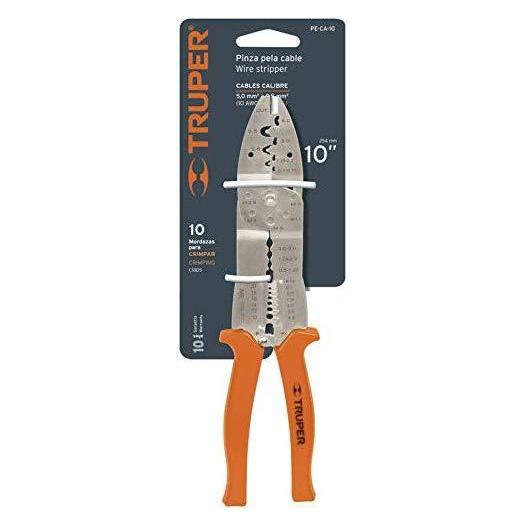 Truper Cable stripping, cutting and crimping pliers 25.4cm (21595891)