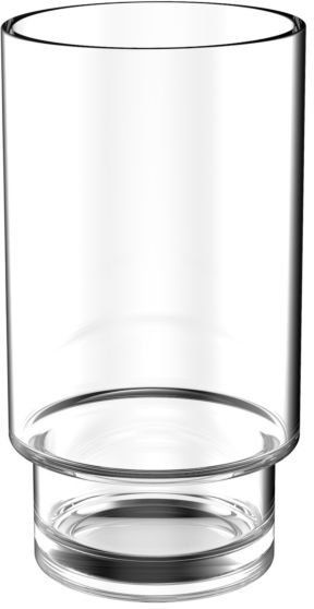 Emco Fino Mundspülglas 842000090 Kristallglas klar, für Glashalter