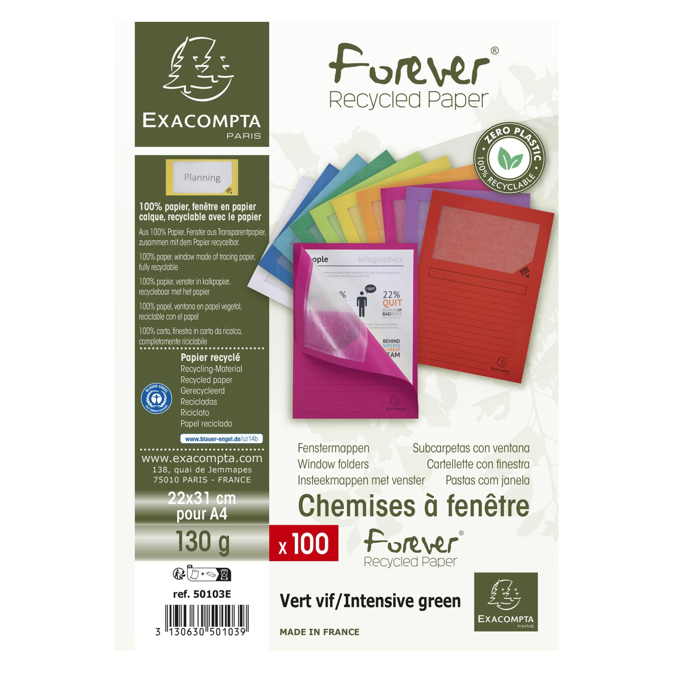 Exacompta Sammelmappen - Aktendeckel (A4) (50103E)