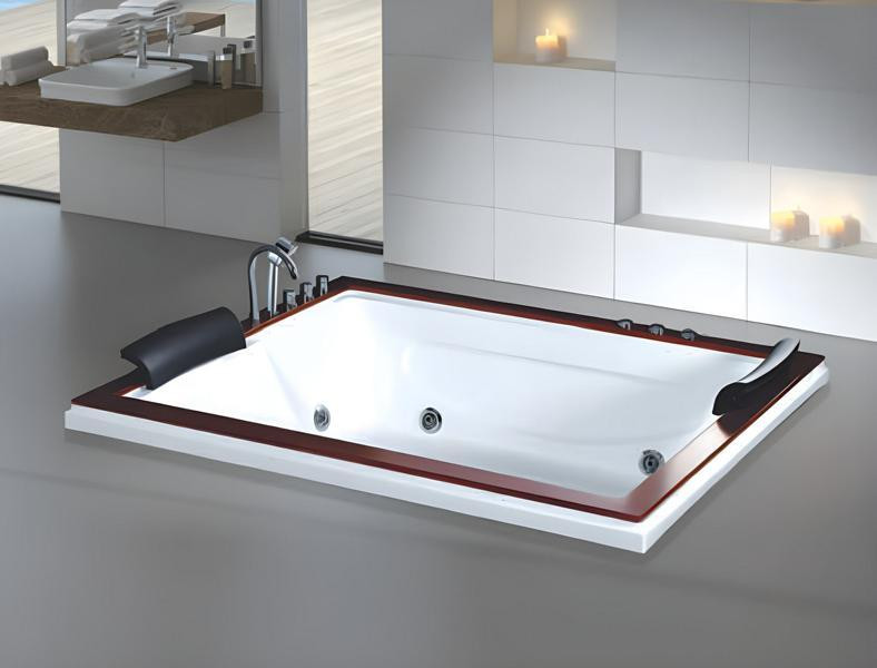 Whirlpool Whirlpool Blubberbad Hydromassagewanne Spa-Bad 180 x 150 cm