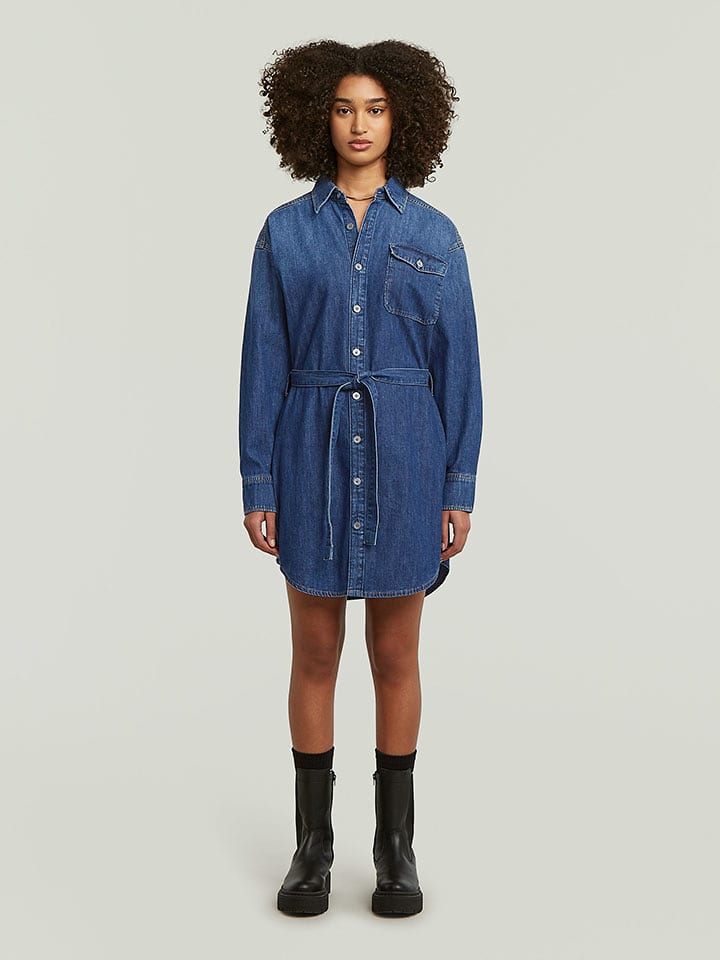 G-Star Jeans-Kleid in Blau - XL