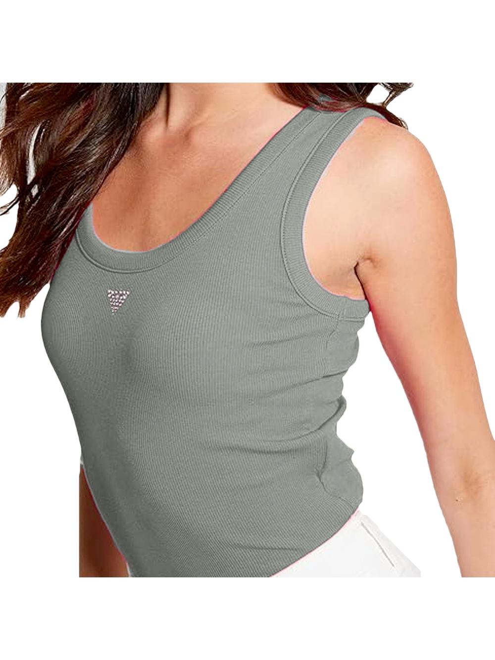 Guess dames tanktop met driehoekige print