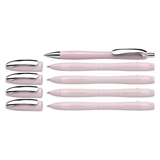 Schneider AKTION: Kugelschreiber Slider Memo pink, Schreibfarbe: blau, 4 St. + GRATIS Kuge (5x) (50-150235)