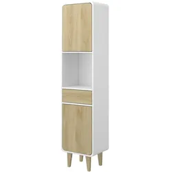 Vicco, Badezimmerschrank, Arla (40 x 30 x 161 cm)