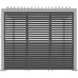Pergola-Seitenteil Core Anthrazit