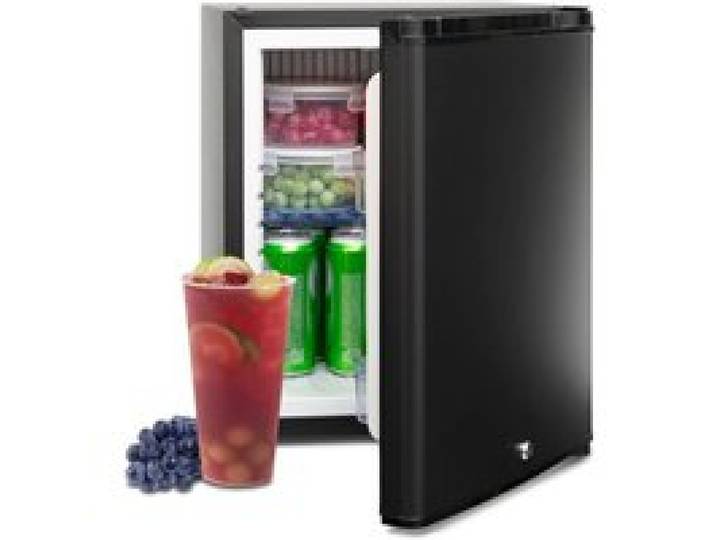 Réfrigérateur classique-30L-SMAD-12V/220V-Porte réversible-avec serrure-noir