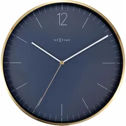 Nextime, Wanduhr, Wanduhr Essential Vintage Blue Ø 34 cm (34 cm)