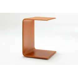 Rolf Benz Beistelltisch 940-205 Leder Braun Cognac 57 cm