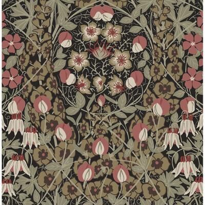 Seabrook Designs Tulip Garden Pre-Pasted Wallpaper