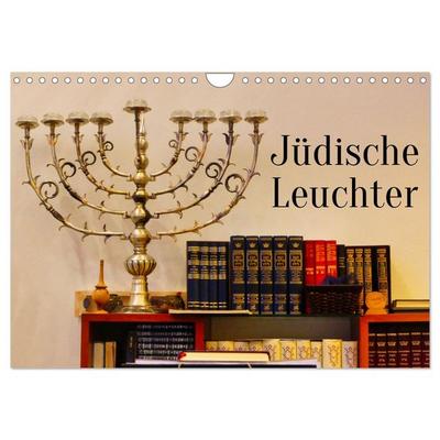 Jüdische Leuchter (Wandkalender 2026 DIN A4 quer), CALVENDO Monatskalender