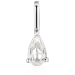 ANIA HAIE - NECKLACE CHARM - Tear Drop - silver