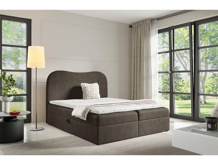 yourhouse24 Boxbett Ambra Lux (Bonell-Matratze und Topperr), mit zwei Bettkästen (Bonell, Topper), inkl. Bettkäasten und Topper
