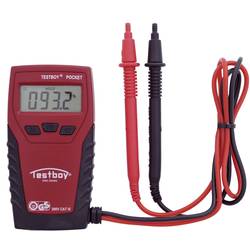 Testboy Pocket Hand-Multimeter kalibriert (ISO) digital ISO kalibriert CAT III 300 V Anzeige (Counts): 2000 Testboy Pocket-ISO