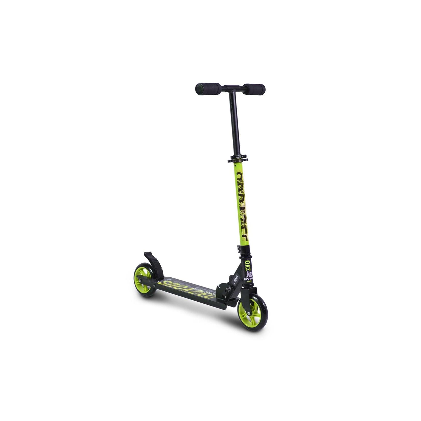 Byox Kinderroller Rendevous, Höhe einstellbar, klappbar, PU-Räder, ABEC-7 grün