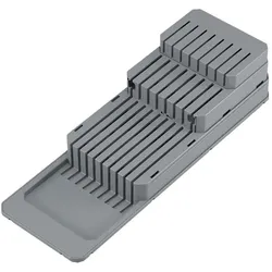 Metaltex Messer-Organizer, Messerblock, Grau