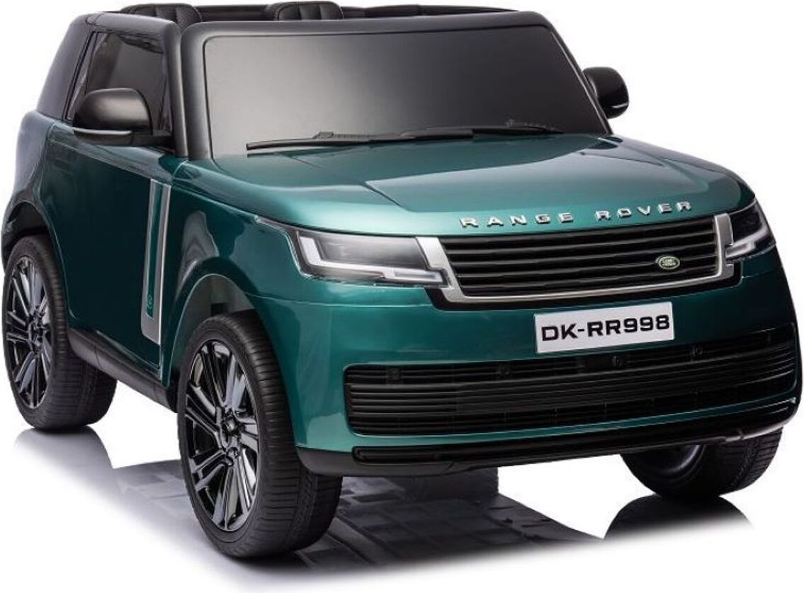 ES-Toys Elektro Kinderauto Land Rover Range Rover, 2 Sitzer, EVA-Reifen, Allrad grün