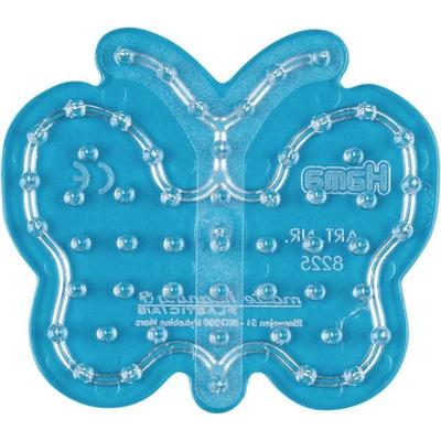 hama Stiftplatte Kleiner Schmetterling für Maxi-Perlen transparent