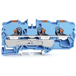 WAGO 2210-1304 Durchgangsklemme 10 mm Push-In-Klemme Blau 25 St. Piece