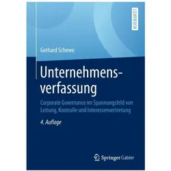 Unternehmensverfassung, Fachbücher von Gerhard Schewe