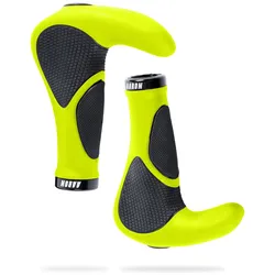 AARON Horn Fahrradgriffe Gelb - Mit Gel-Dämpfung