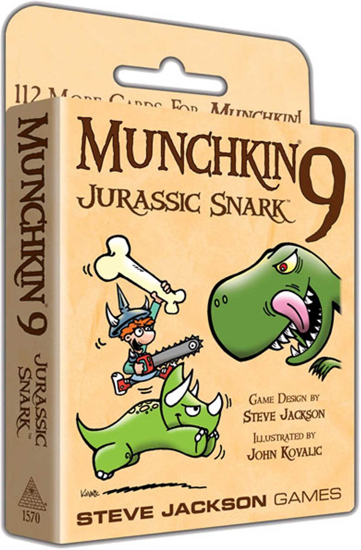 Munchkin 9: Jurassic Snark - Dinosaur-themed Munchkin Expansion for Ages 10+, Card Game, Steve Jackson Games