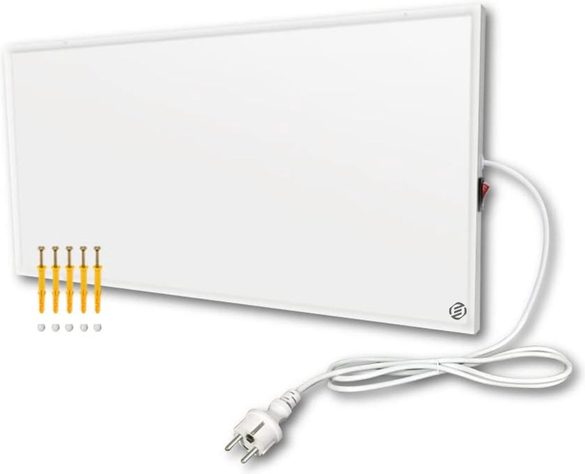 Equivera Wandkachel - Elektrische Keramische Wandverwarming met Oververhittingsbeveiliging - Wit