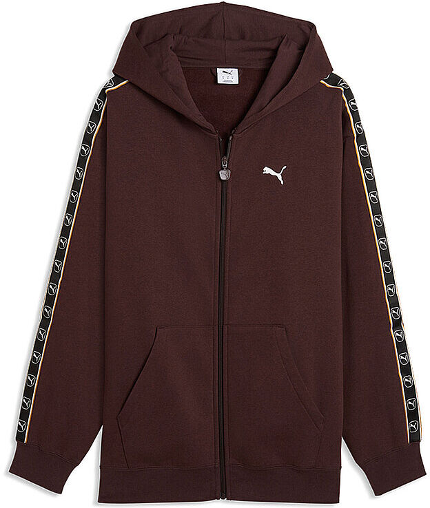 Puma Herren Kapuzenjacke Ess Elevated Tape braun   XL M