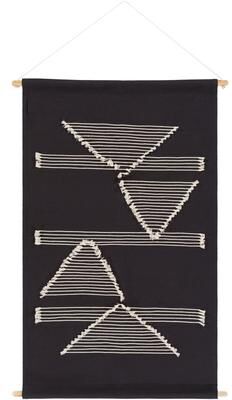 "Livabliss Xavier Hand-Embroidered Geometric Tapestry - 24"" x 36"""