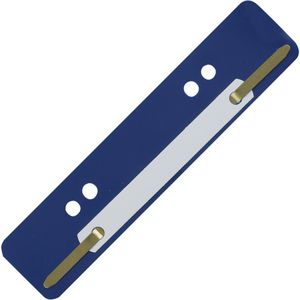 Elba 27591 BL Heftstreifen kurz Kunststoff blau, 100 Stück