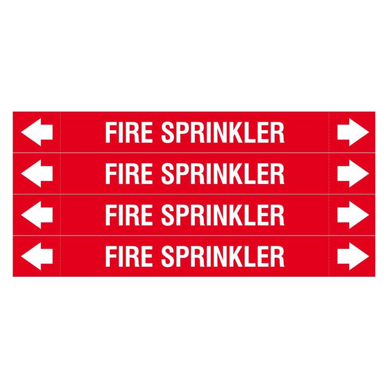 Brady ASME - Rohrmarkierer - Fire Sprinkler (ASMEPM-26X230MM-FIRE SPRINKLER)