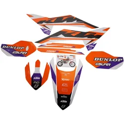 Blackbird, Sticker, Aufkleber-Set KTM SX 85 '25 DREAM 5 Farben Orange Weiss Schwarz