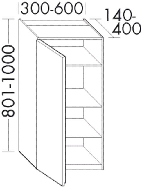 Burgbad Hängeschrank rc40 1000x500x200 Bambus Natur, OSKB050LF4607 OSKB050LF4607