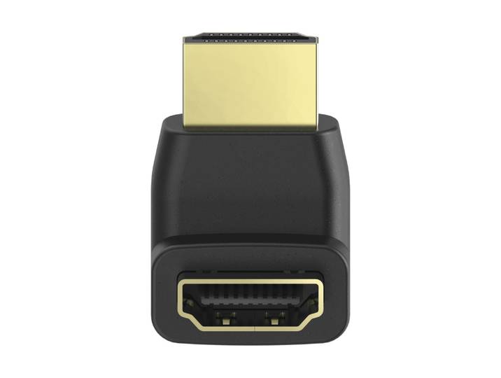 Hama High-speed HDMI-hoekadapter, stekker - koppeling, 90 graden HDMI kabel Zwart