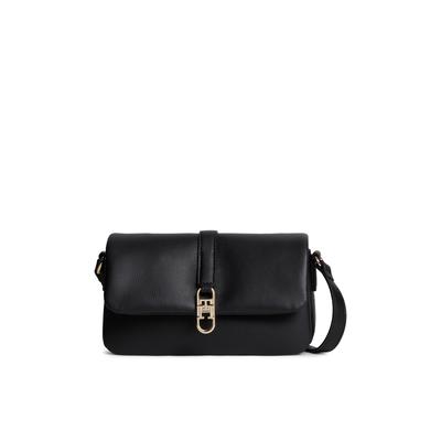 Mini Bag TOMMY HILFIGER "TH LIBRE MINI CROSSOVER", Damen, Gr. B/H/T: 22cm x 12cm x 10cm, schwarz, Lederimitat, Taschen, Damen Umhängetasche, Schultertasche mit TH-Schmuckverschluss