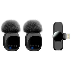 Lippa Dual Wireless Wind Protected Microphone With Lightning Connector, Mikrofon