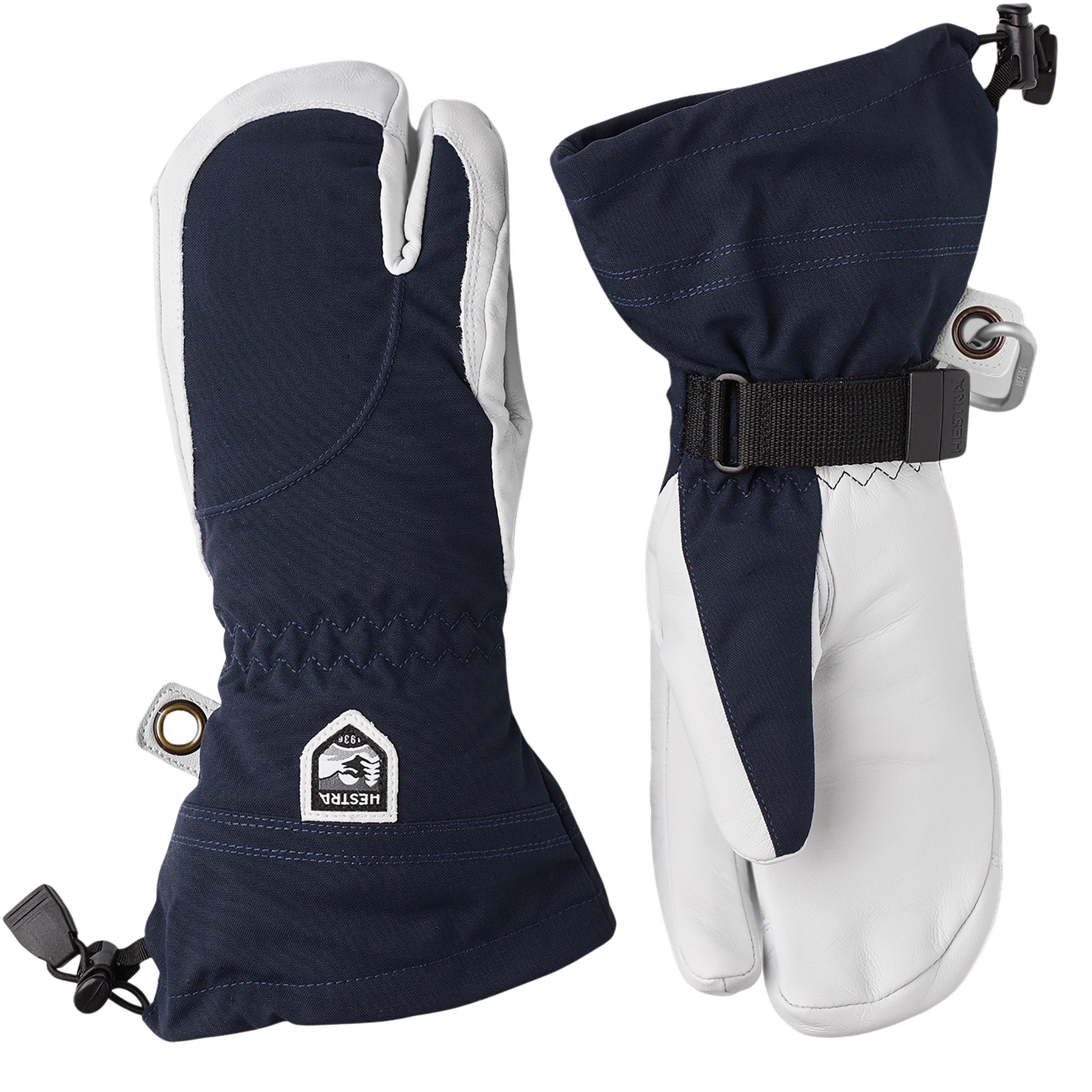 Hestra Heli Ski Damen 3-Finger-Handschuhe blau Größe 6 Skifahren | Freeride | Splitboard | Skitour Wasserdicht Wasserabweisend